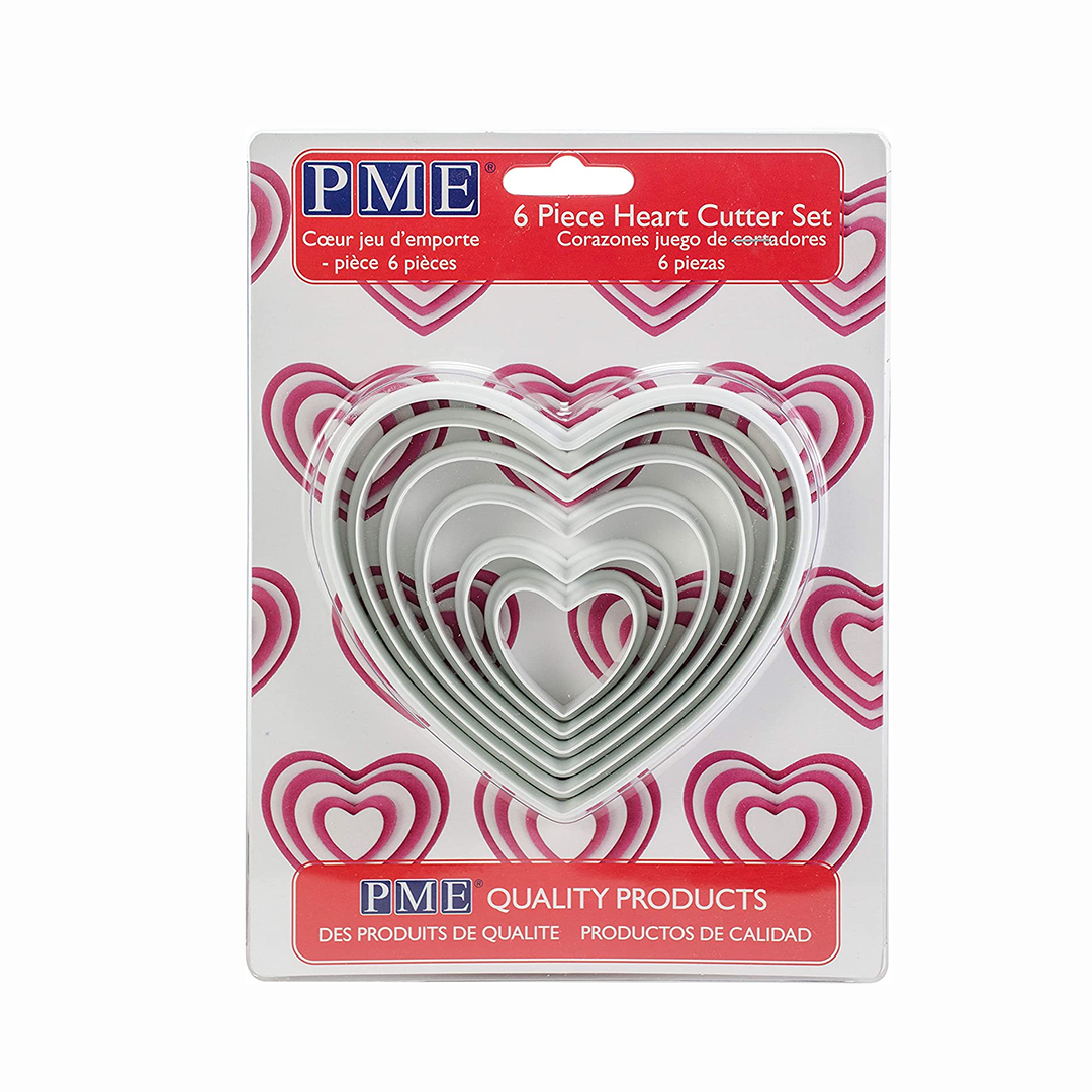 Heart Cookie cutter set (6)