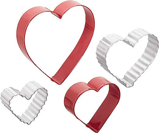 Hearts cookie cutter set