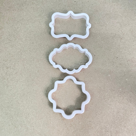 Plaque Cookie cutters