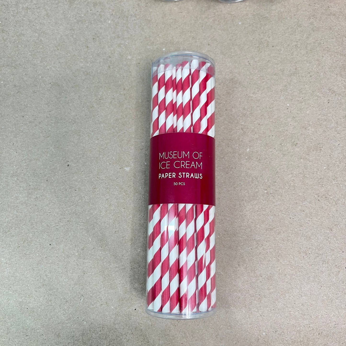 Stripes paper straw tubes