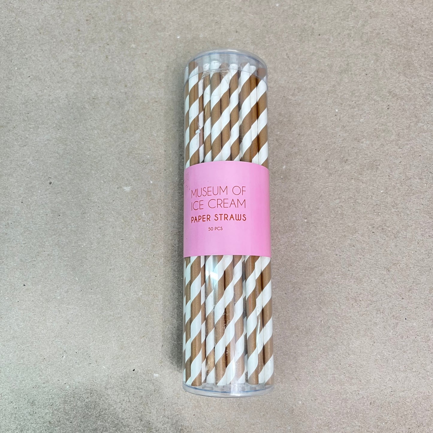 Stripes paper straw tubes