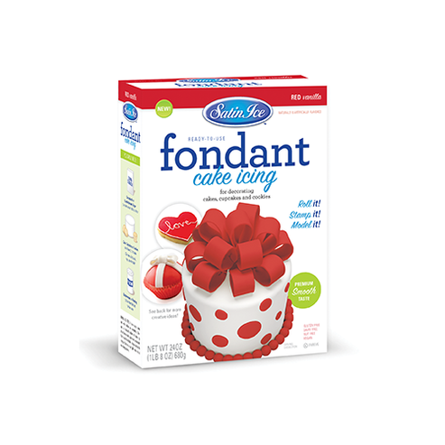 Red Fondant - Satin Ice