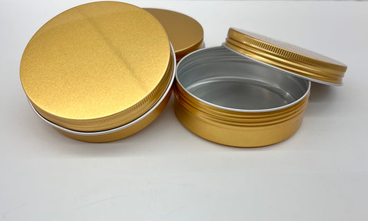 Gold Aluminum tin can