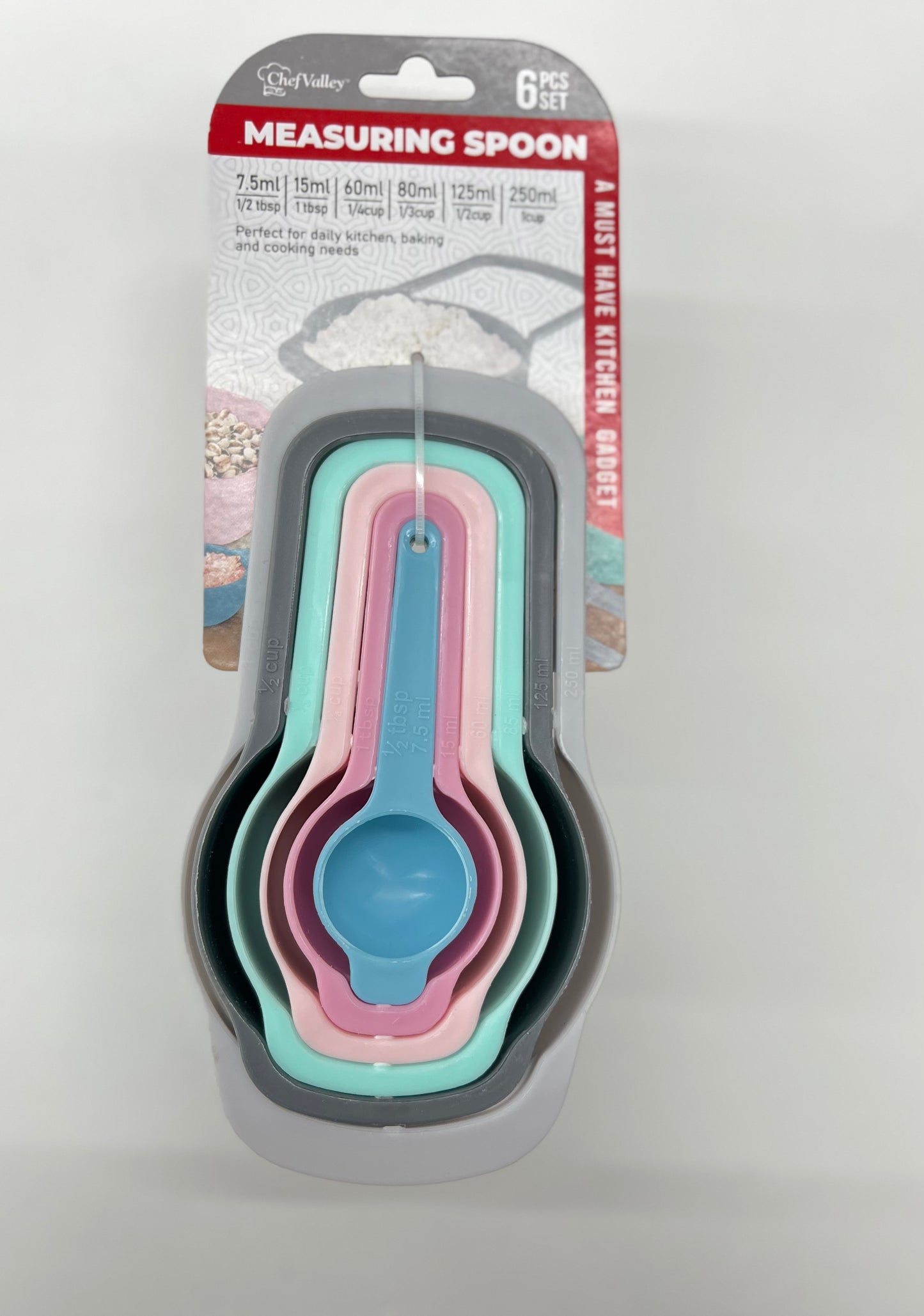 Nested measuring spoons