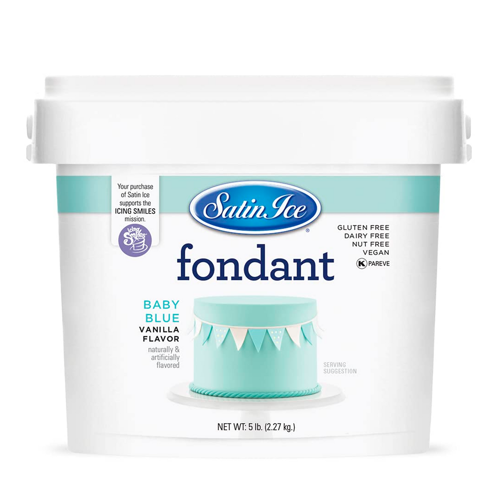 Fondant negro Satin Ice® 2 lbs